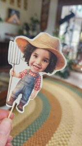 Custom Face Little Farmer Boy Cupcake Toppers review - Shavon