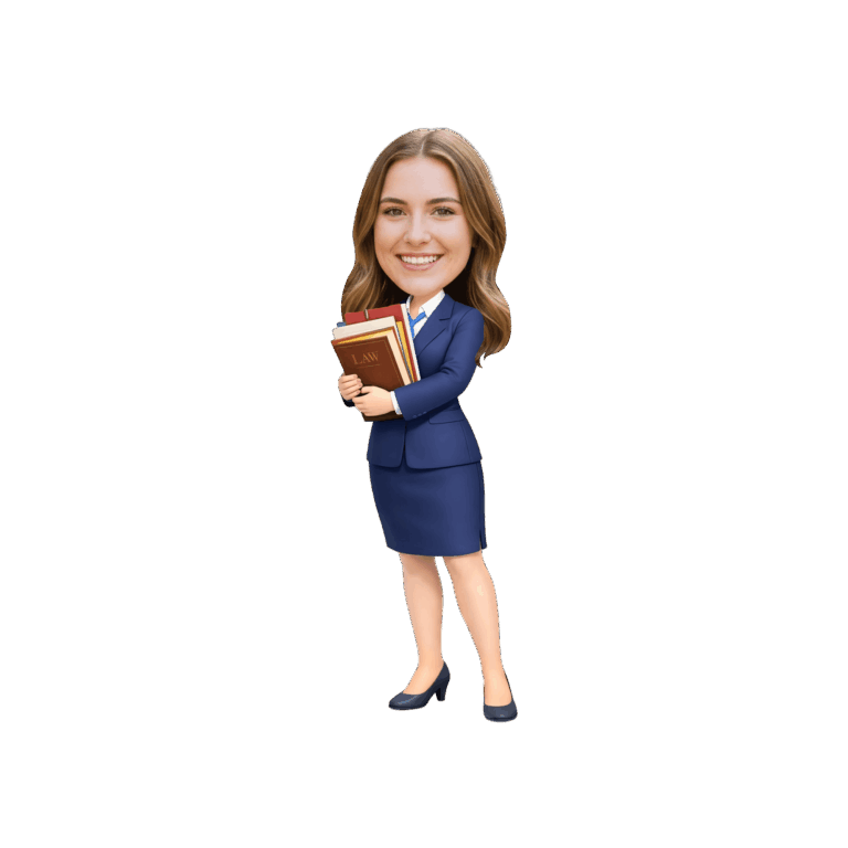 Personalized Female Lawyer Face Cupcake Toppers for Law School Graduation & Bar Exam Parties